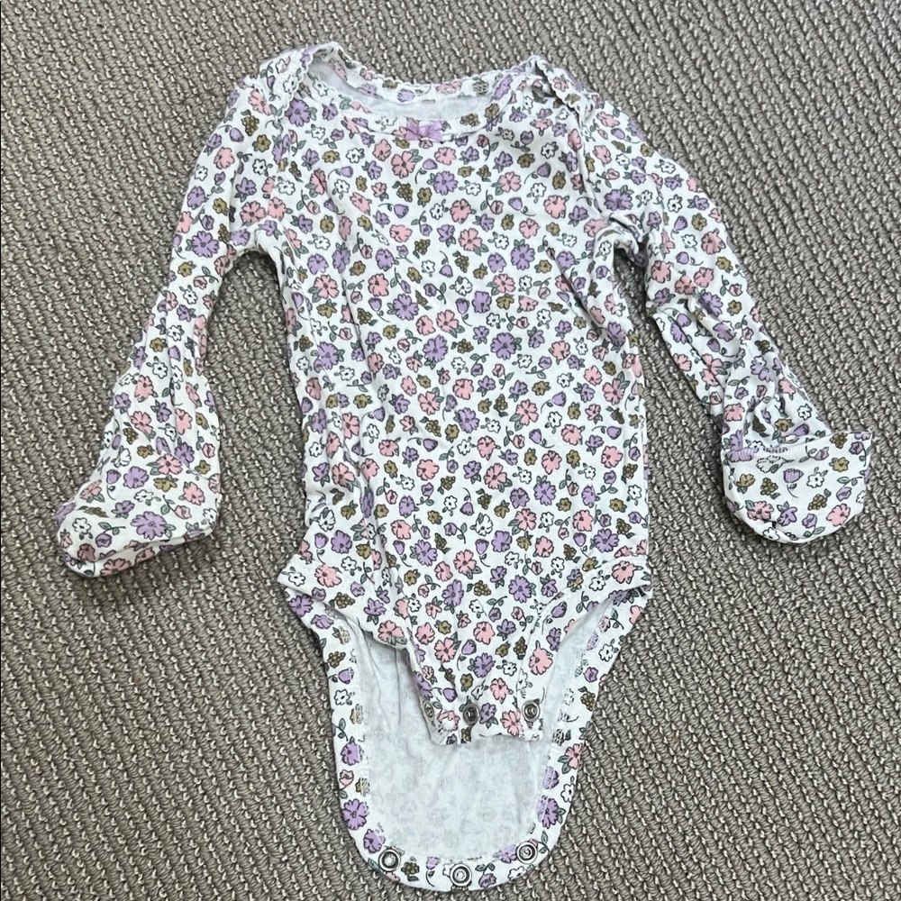 Carter's Multicolor Floral Bodysuit with matching Leggings - Picture 1 of 9